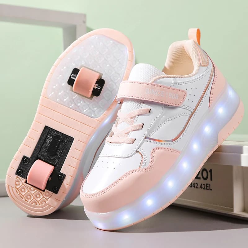 BUTY ROLKI LED