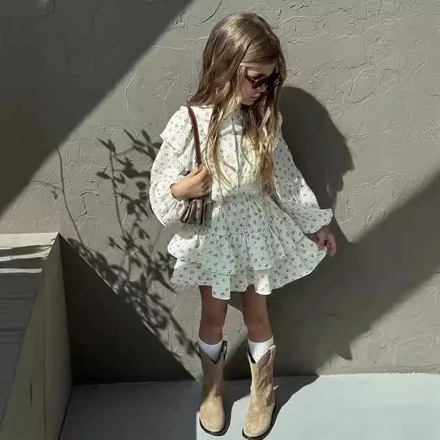 Modny Zestaw Dziewczęcy "Kwiatowy Sen"